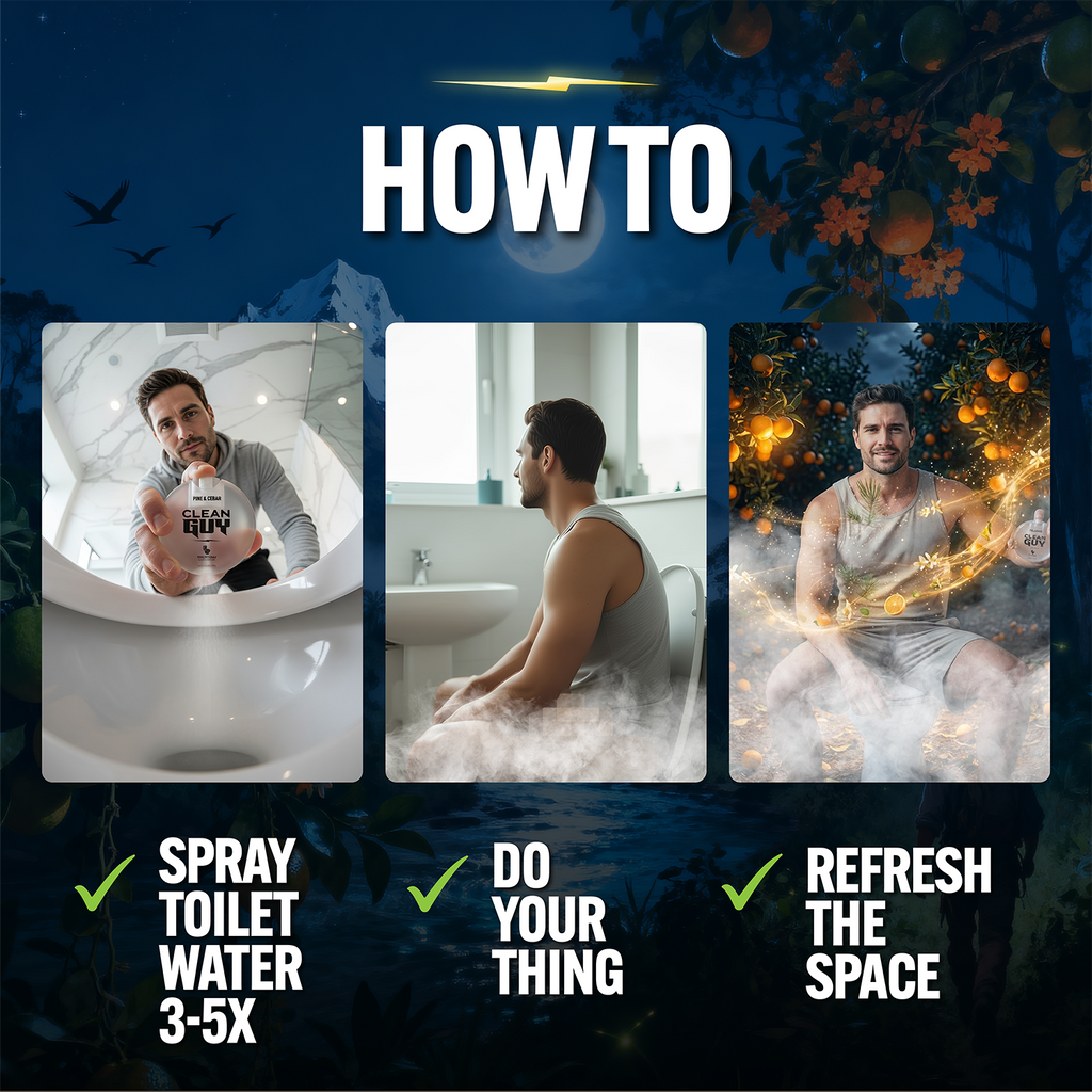 Toilet Spray 2 Pack - CITRUS & SANDALWOOD