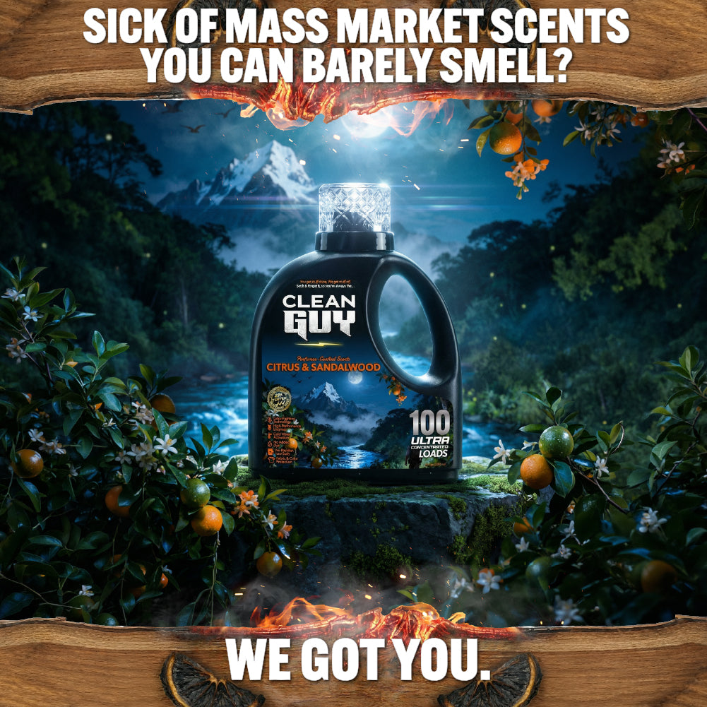 Heavy Duty Premium Laundry Detergent (100 Loads) -  CITRUS & SANDALWOOD
