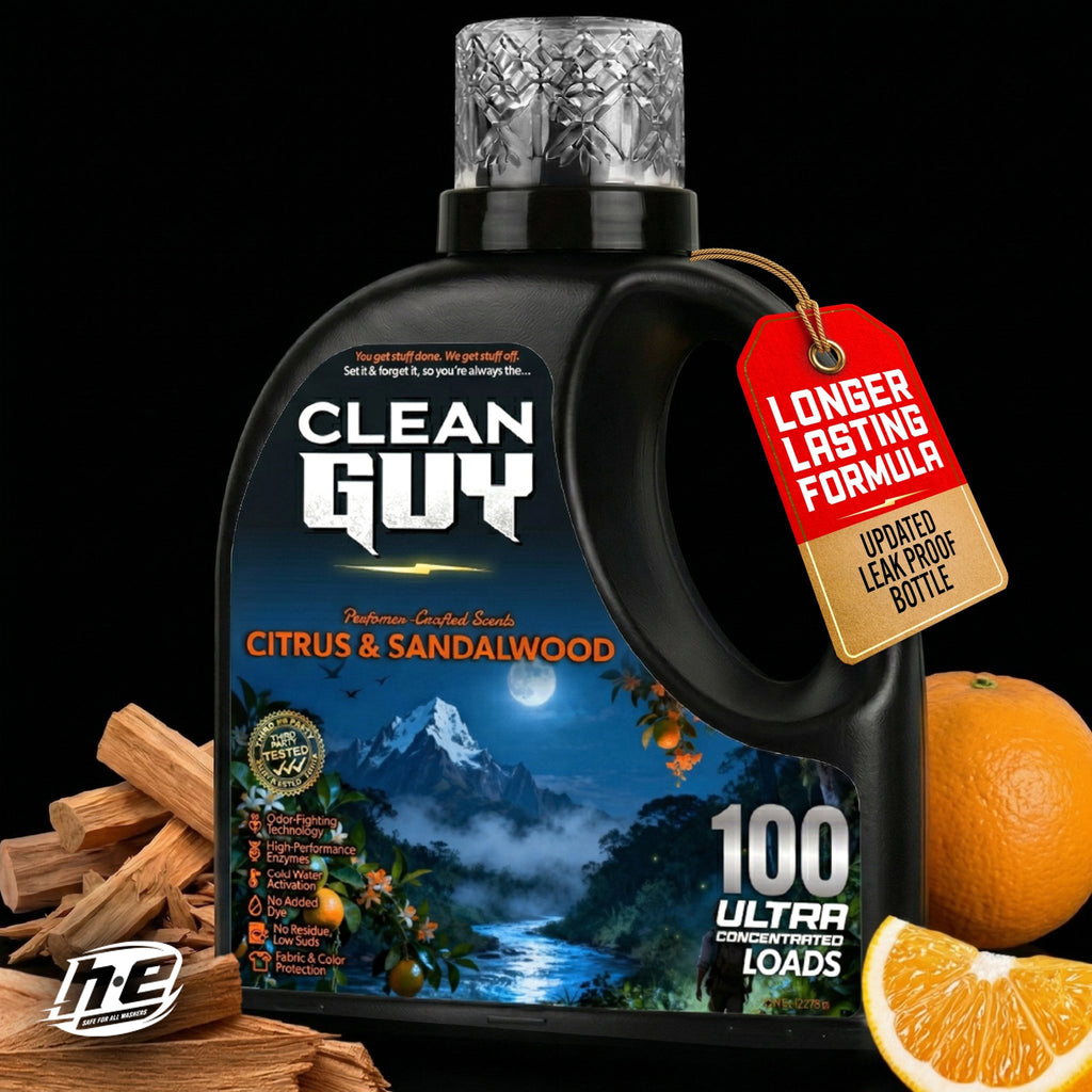 Heavy Duty Premium Laundry Detergent (100 Loads) -  CITRUS & SANDALWOOD