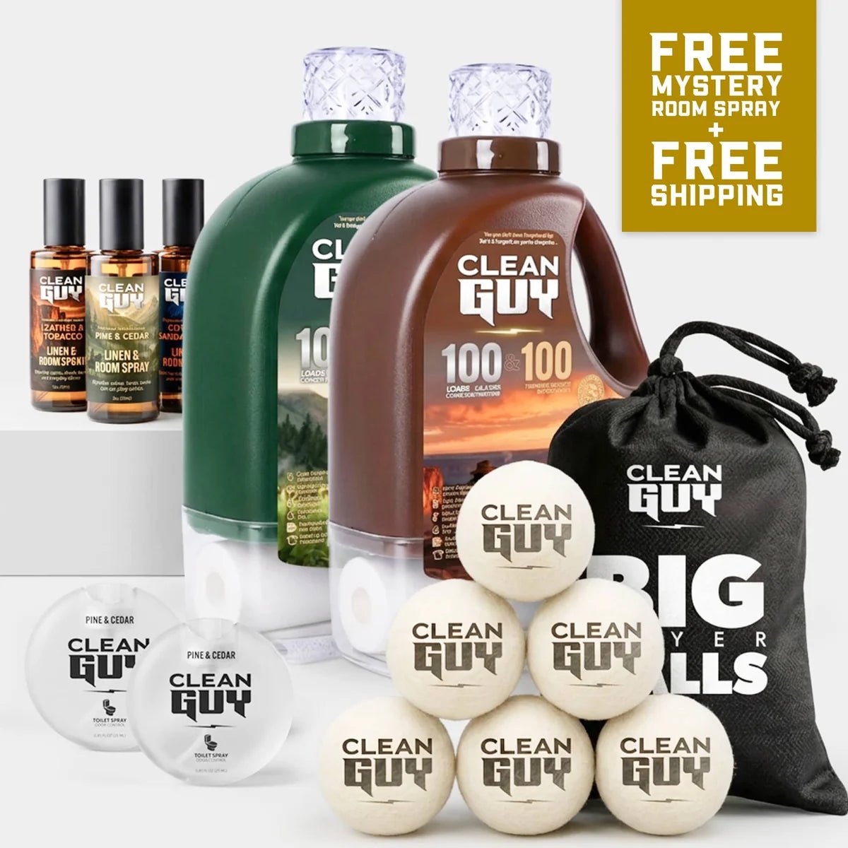 The Welcome Laundry Bundle - Clean Guy