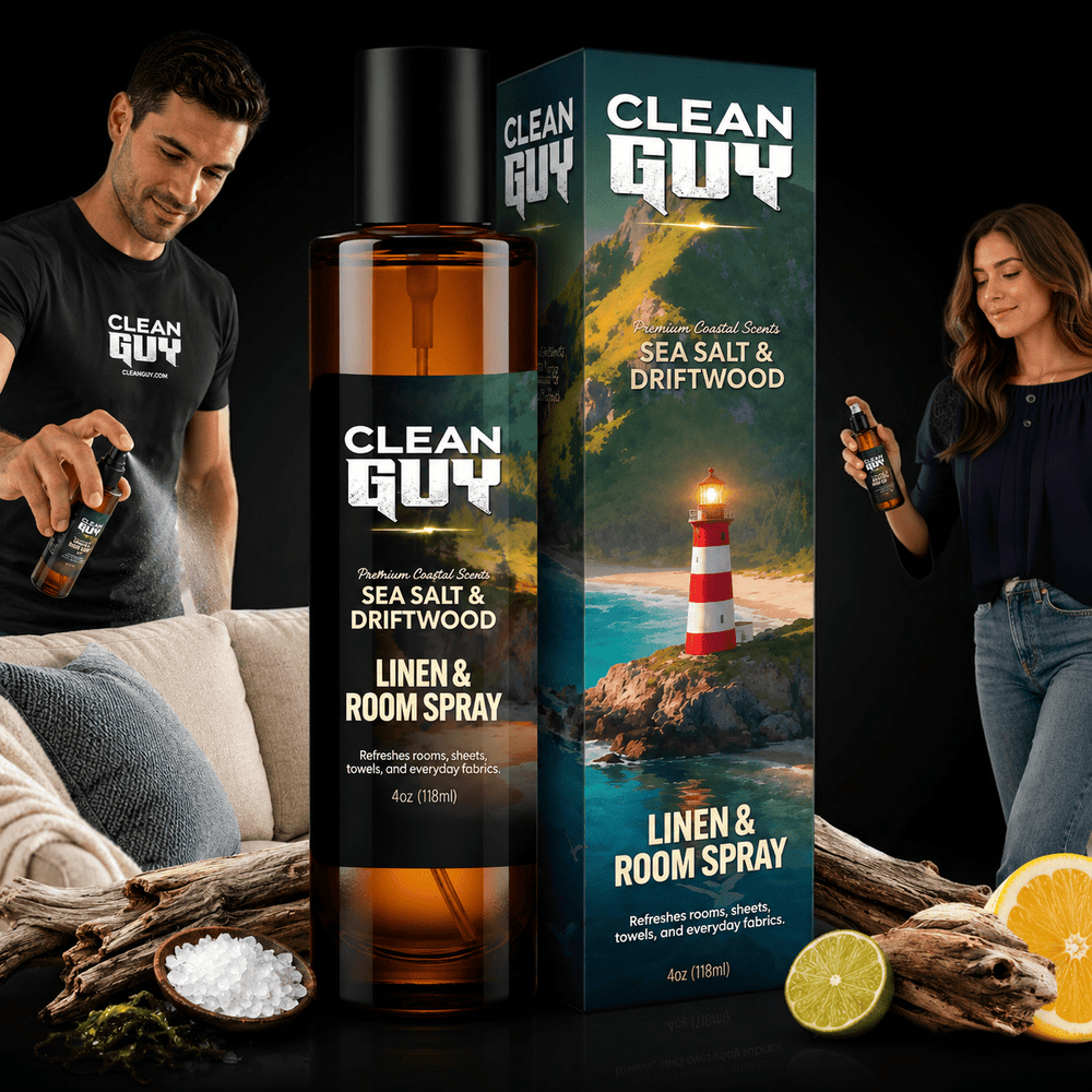 Linen & Room Spray 4oz - SEA SALT & DRIFTWOOD - Clean Guy