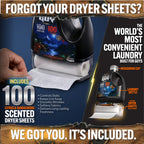 Heavy Duty Premium Laundry Detergent + Built-In Dryer Sheets (100 Loads) - CITRUS & SANDALWOOD