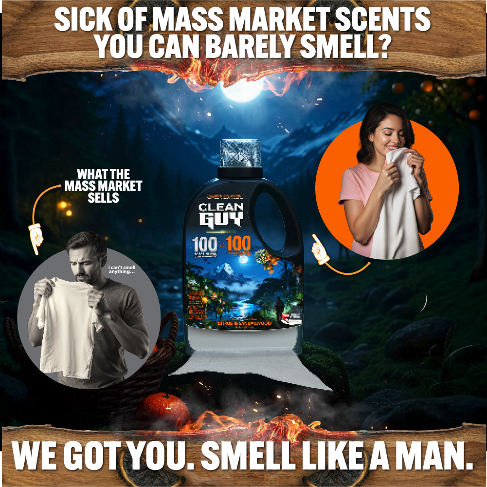 Heavy Duty Premium Laundry Detergent + Built-In Dryer Sheets (100 Loads) - CITRUS & SANDALWOOD