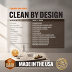 Heavy Duty Premium Laundry Detergent + Built-In Dryer Sheets (100 Loads) - LEATHER & TOBACCO - Clean Guy