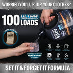 Performance Premium Laundry Detergent + Built-In Dryer Sheets (100 Loads) - FREE & CLEAR. - Clean Guy