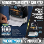 Performance Premium Laundry Detergent + Built-In Dryer Sheets (100 Loads) - FREE & CLEAR. - Clean Guy