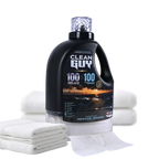 Heavy Duty Premium Laundry Detergent + Built-In Dryer Sheets (100 Loads) - FREE & CLEAR
