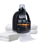 Performance Premium Laundry Detergent + Built-In Dryer Sheets (100 Loads) - FREE & CLEAR. - Clean Guy