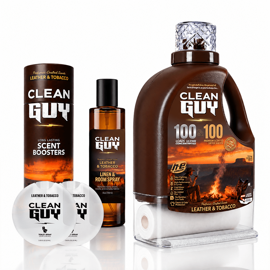 LEATHER & TOBACCO BUNDLE — THE COMPLETE KIT – Clean Guy