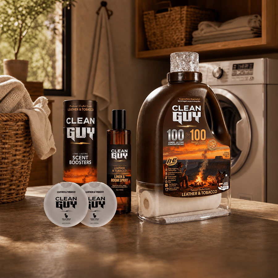 LEATHER & TOBACCO BUNDLE — THE COMPLETE KIT – Clean Guy