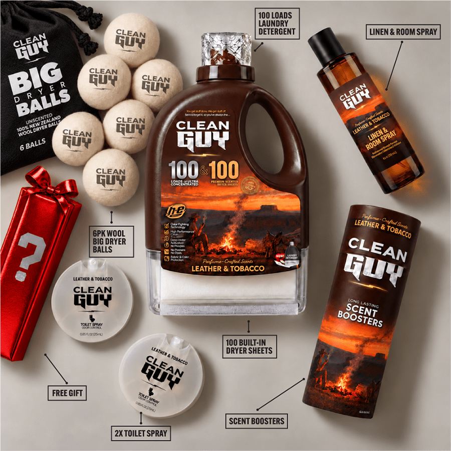 LEATHER & TOBACCO XL BUNDLE — THE COMPLETE KIT - Clean Guy