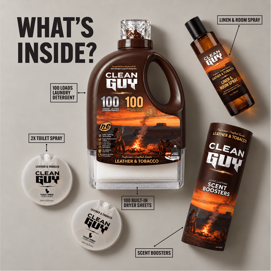 LEATHER & TOBACCO BUNDLE — THE COMPLETE KIT - Clean Guy
