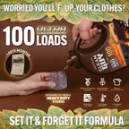 Heavy Duty Premium Laundry Detergent (100 Loads) -  LEATHER & TOBACCO