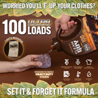 Heavy Duty Premium Laundry Detergent + Built-In Dryer Sheets (100 Loads) -  LEATHER & TOBACCO.