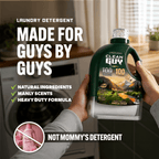 Heavy Duty Premium Laundry Detergent + Built-In Dryer Sheets (100 Loads) - PINE & CEDAR - Clean Guy