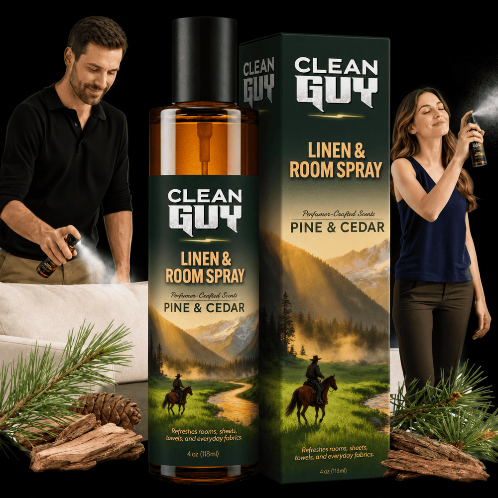 Linen & Room Spray 4oz - PINE & CEDAR - Clean Guy