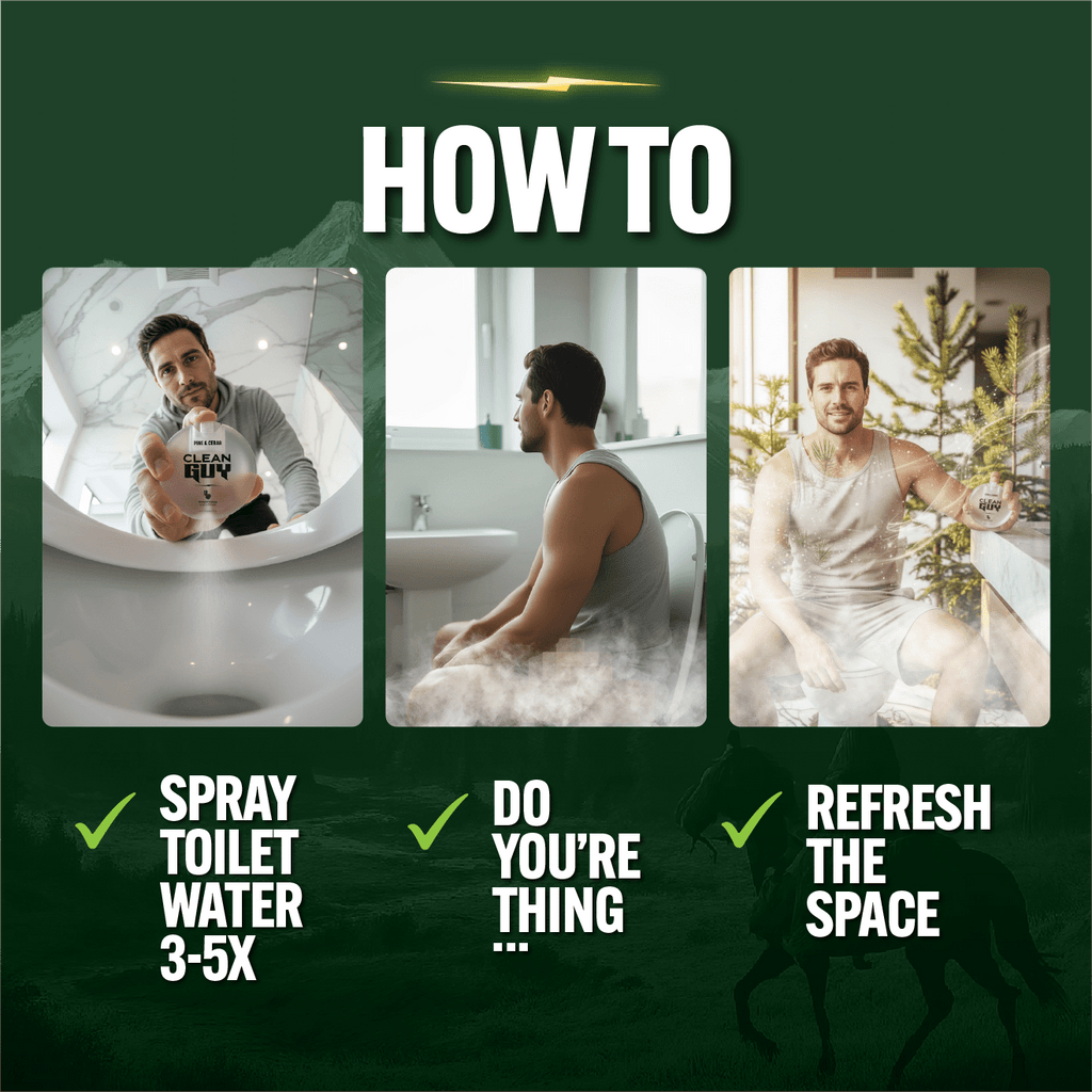 Toilet Spray 2 Pack - PINE & CEDAR - Clean Guy