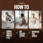 Toilet Spray 2 Pack - LEATHER & TOBACCO - Clean Guy