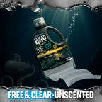 Heavy Duty Premium Laundry Detergent + Built-In Dryer Sheets (100 Loads) - FREE & CLEAR