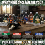 Heavy Duty Premium Laundry Detergent + Built-In Dryer Sheets (100 Loads) - PINE & CEDAR