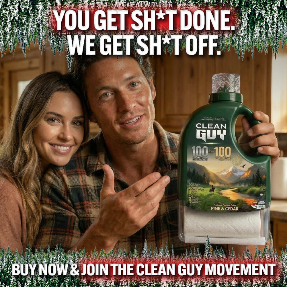 Heavy Duty Premium Laundry Detergent + Built-In Dryer Sheets (100 Loads) - PINE & CEDAR