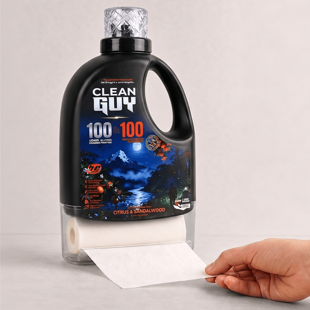 Detergent + Dryer Sheets - Clean Guy