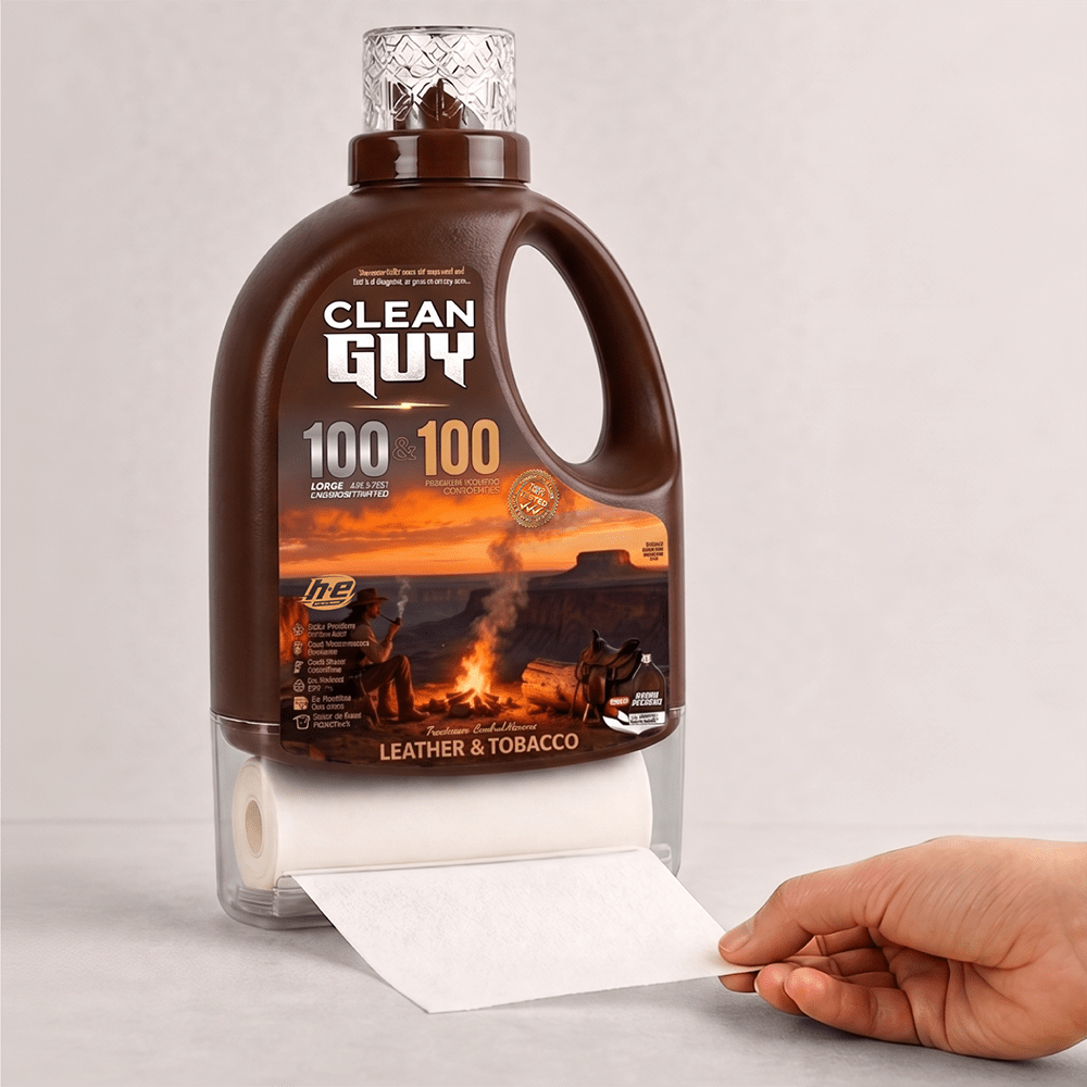 Detergent + Dryer Sheets - Clean Guy