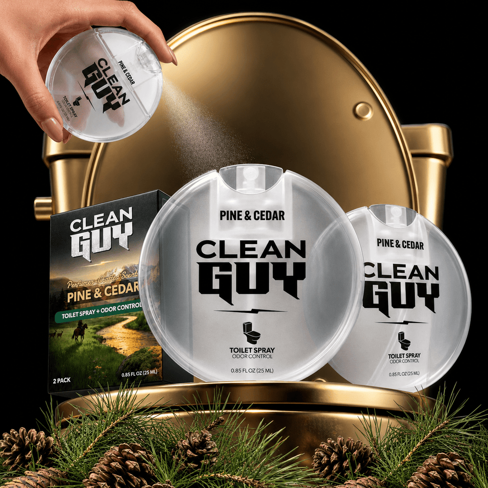 Toilet Spray 2 Pack - PINE & CEDAR - Clean Guy